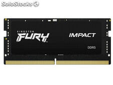 Kingston Fury Impact Black 16GB DDR5 5600MT/s CL40 sodimm KF556S40IB-16