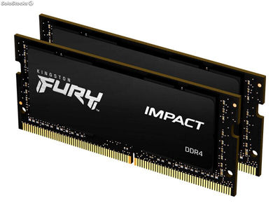 Kingston Fury Impact Kit 2 x 32GB 2666MHz DDR4 CL16 sodimm KF426S16IBK2/64