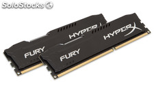 Kingston HyperX fury Black 16GB 1333MHz DDR3 Speichermodul HX313C9FBK2/16
