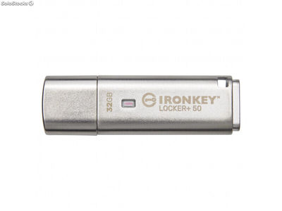 Kingston IronKey Locker+ 50 32GB usb Flash Silber IKLP50/32GB