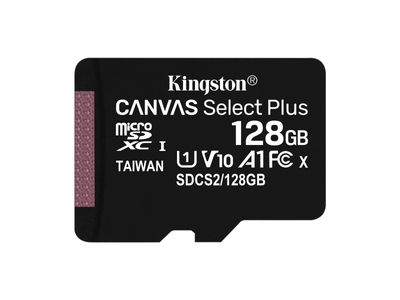 Kingston MicroSDXC 128GB +Adapter Canvas Select Plus SDCS2/128GB