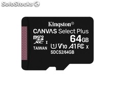 Kingston MicroSDXC 64GB +Adapter Canvas Select Plus SDCS2/64GB
