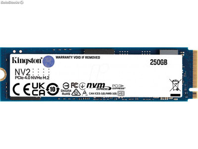 Kingston ssd m.2 250 GB NV2 2280 PCIe 4.0 NVMe SNV2S/250G