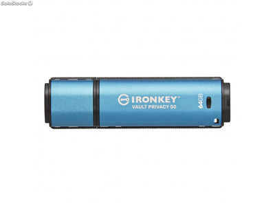 Kingston usb Flash 64 GB IronKey Vault Privacy 50 aes-256 IKVP50/64GB