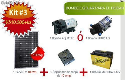 Kit #3 Bombeo solar para el hogar