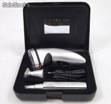 Kit 3 en 1 maquina de afeitar inalambrica cortapelos nariz+oidos+panillas