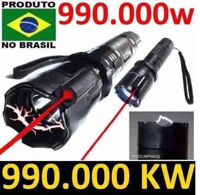 Kit 4 lanternas de choque com laser policial , 19 981748513 - 24 horas - Foto 2