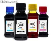 Kit 4 Tintas para Epson Universal aton cmyk 100ml