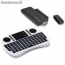 Kit android tv dual core phoenix /android 4.2.2+ mini teclado inalambrico