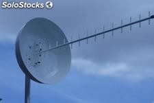 Kit antena yagi para celular rural
