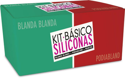 Kit basico de siliconas blanda blanda 200gr + Podiabland 200gr + Reaktol 10ml