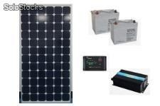 Kit básico sistema fotovoltaico autónomo 1500 w