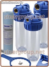 Kit Blue filtrazione completo contenitore standard 3 pezzi 10&quot;