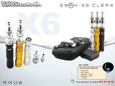 Kit cigarros eletrônicos eCig x6