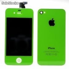 Kit Complet Iphone 4 et 4s(Ecran + Facade + Bouton) vert pomme