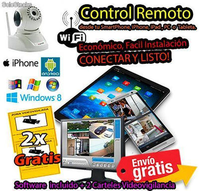 Kit Completo VideoVigilancia por Control Remoto (iPad, Smarphones, Pc...) - Foto 3