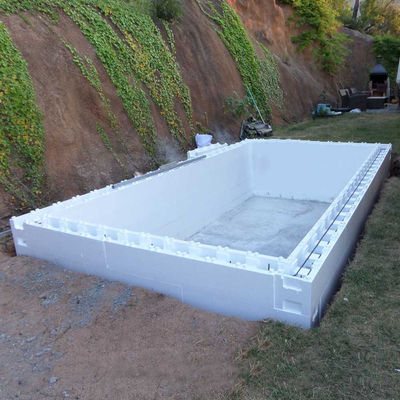 Kit construcción piscina 4x2X1,50 con escalera interior