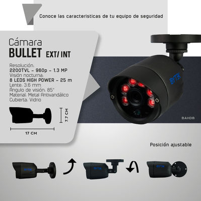 Kit de 4 cámaras Bullet con Pantalla - Foto 2