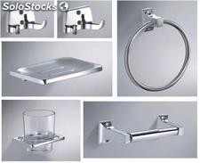 Kit de Accesorios de Baño, Zinc Cromado