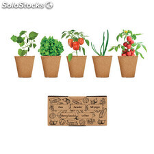 Kit de cultivo de saladas bege MIMO6499-13