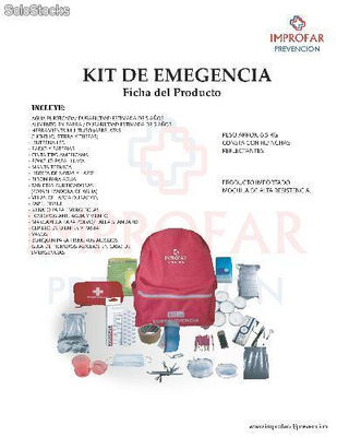 Kit de emergencia 4 personas