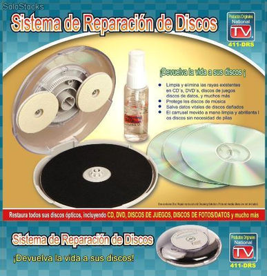 Kit De Limpieza / Reparador CD/dvd Manual / Disco Reparador CD