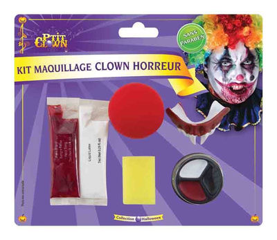 Kit de Maquillage Clown de L&#39;Horreur Halloween