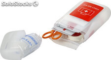 Kit de primeros auxilios en contenedor de PP.