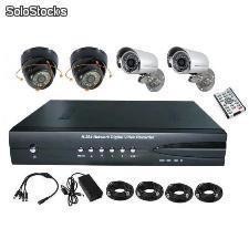 Kit de vidéo surveillance de 4 caméras
