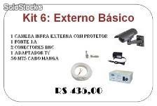 Kit externo básico - camera infra, adaptador tv e acessórios