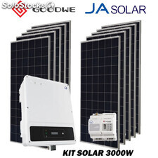 Kit fotovoltaico de conexión a red 3 KW