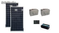 Kit full sistema fotovoltaico autónomo 1500 w
