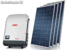 Kit Gerador Solar até 461 kwh c/ 12 Paineis 3,84KWP,laje, Monofásico 220V Painel