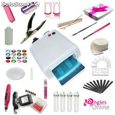 Kit lampe uv ongles manucure nail art ponceuse