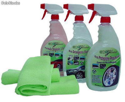 Kit lavaggio Eco Gloss 1 lt lavaggio a mano senza acqua ecologico 100%