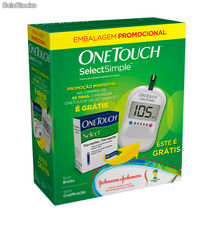 Kit OneTouch SelectSimple + 50 Tiras para Teste de Glicemia