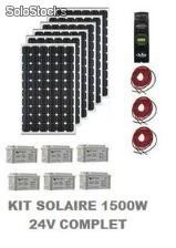 kit panneau solaire 1500w 24v complet