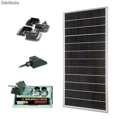 Kit panneau solaire pour bateaux et camping-cars 45W