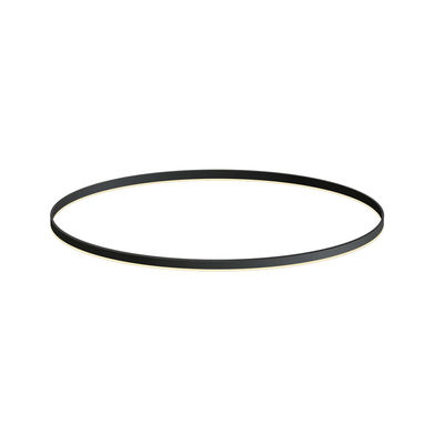 Kit - perfil aluminio circular ring 1200mm preto. Loja Online LEDBOX. Perfis