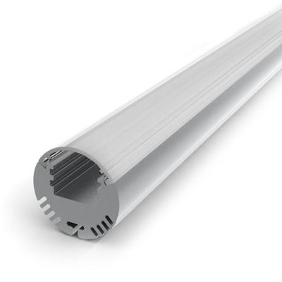 KIT - Perfil aluminio KROB-B para tiras LED, 2 metros. Tienda Online LEDBOX.