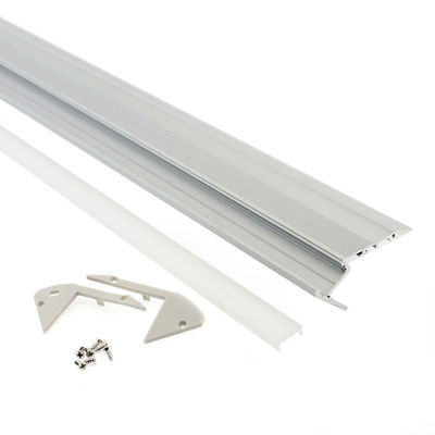 Kit - perfil aluminio stair para fitas led 2 metros. Loja Online LEDBOX. Perfis - Foto 2