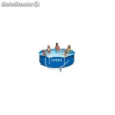 Kit piscine tubulaire ronde 3m05 - epurateur à cartouches inclus - intex