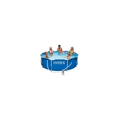Kit piscine tubulaire ronde 3m05 - epurateur à cartouches inclus - intex