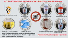 Kit portable de prevencion y proteccion personal