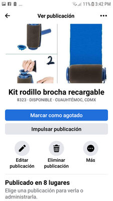 Kit rodillo brocha recargable