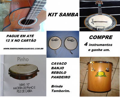 Kit samba - compre 4 ganhe 1 - frete grátis brasil.