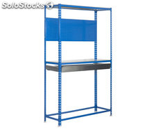kit simonracing box plus 3/400 azul/galvanizado, 2000x1000x400mm, simonrack