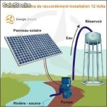 Kit solaire complet pompage 12 Volts 100 Watts