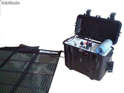 Kit solaire portable professionnel 12V-220V pour sites isolés