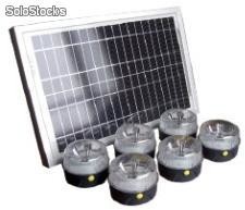 Kit Solaire Universel - 6 lampes led